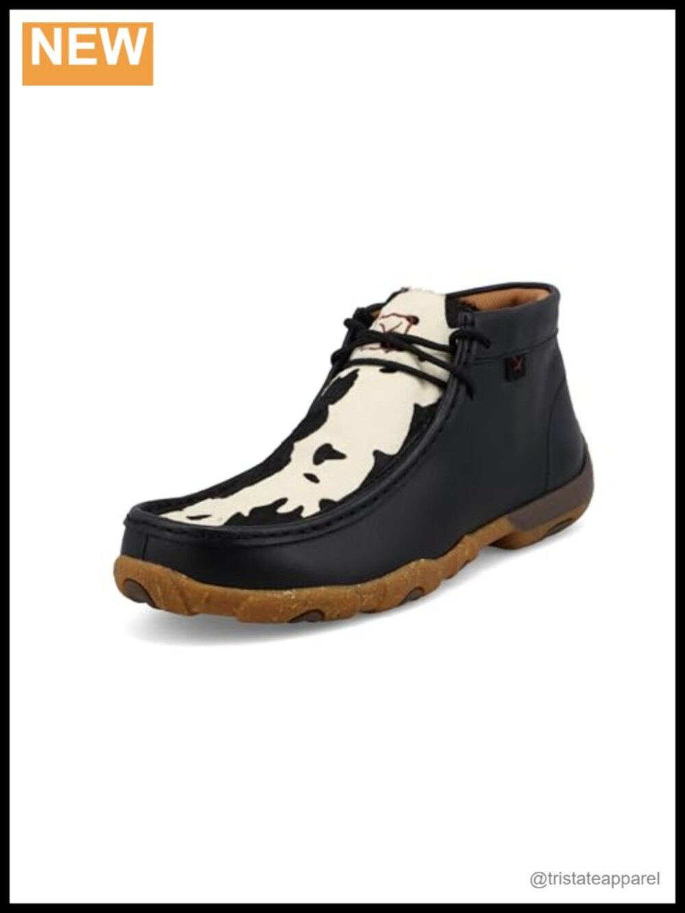 Premium Leather Women's Chukka Driving Moc Boot, Eco-Friendly Recycled Footbed